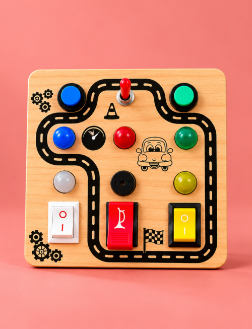 Square Montessori Busy Board
